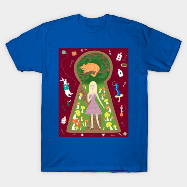 Alice (Fairy Tale Fashion Series 4) T-Shirt by DebiCady